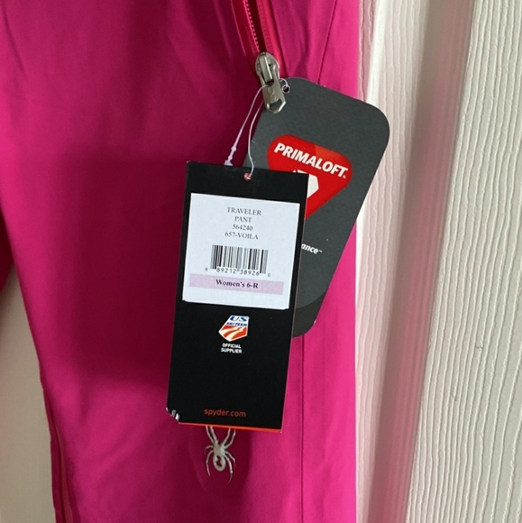 Spyder Traveler Pant Pink Ski Snowboard New With Tags - Picture 2 of 12